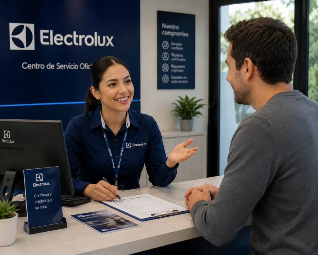 Técnico Electrolux atendiendo hornos y plantillas electrolux en Quito
