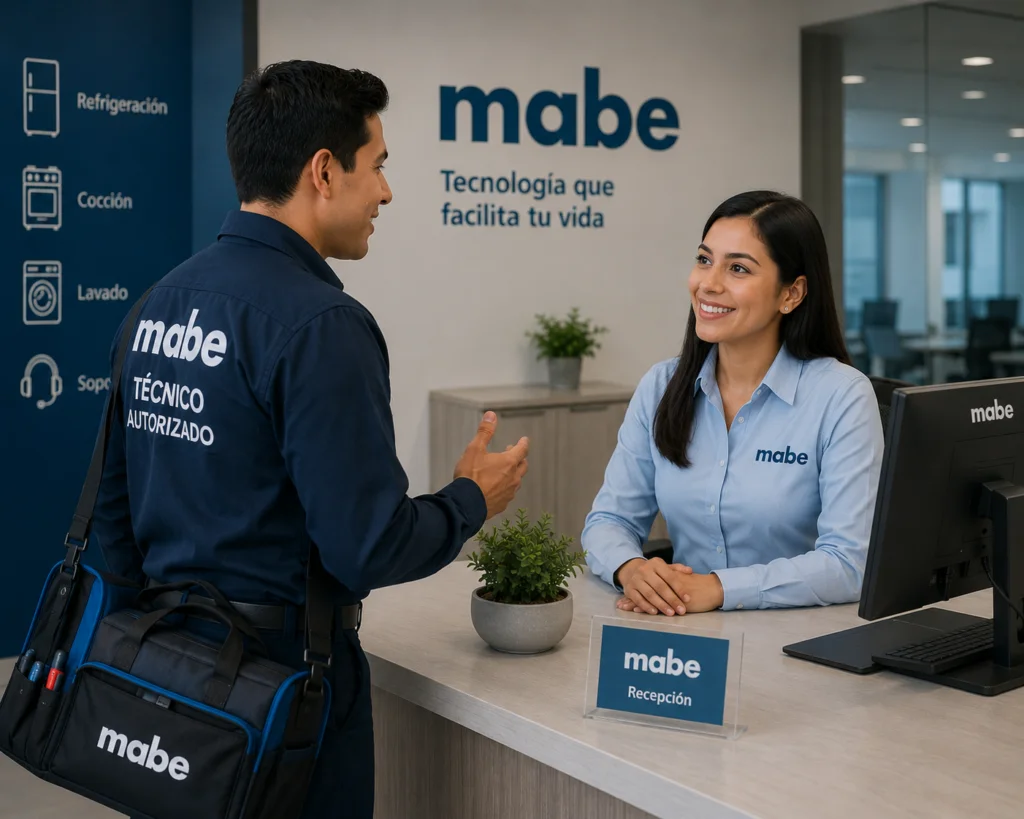Equipo de servicio técnico autorizado Mabe en Quito